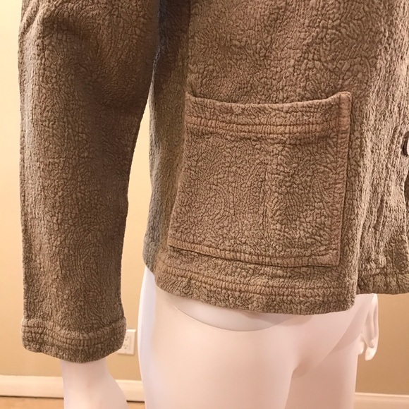 Via Vai Pollero Cropped Blazer Jacket Olive Green - Picture 4 of 14